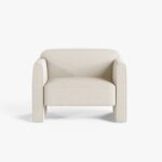 Poltrona Abby in Bouclé – 80x90x69 cm