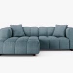 Divano angolare Puma con funzione letto in tessuto strutturato – L260 cm