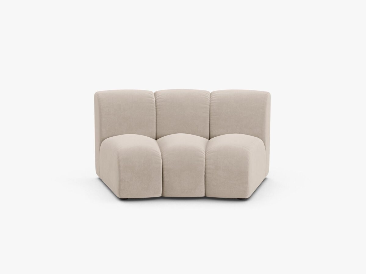 Modulo semicircolare Lupine in velluto Salvador – L154 cm - immagine 4