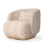 Poltrona Claude in tessuto – 84x89x76 cm