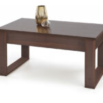 Tavolino da caffè rettangolare Nea noce scuro – 110×60 cm