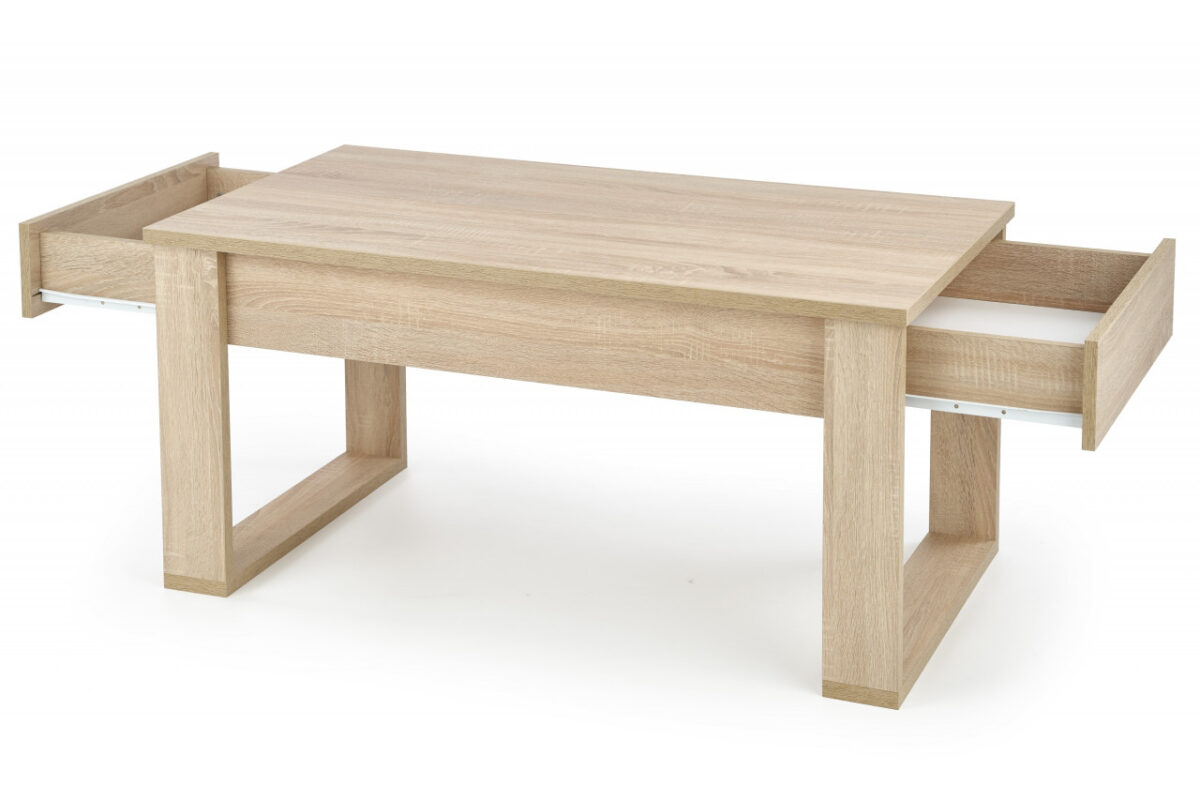 Tavolino da caffè rettangolare Nea rovere sonoma – 110×60 cm - immagine 2