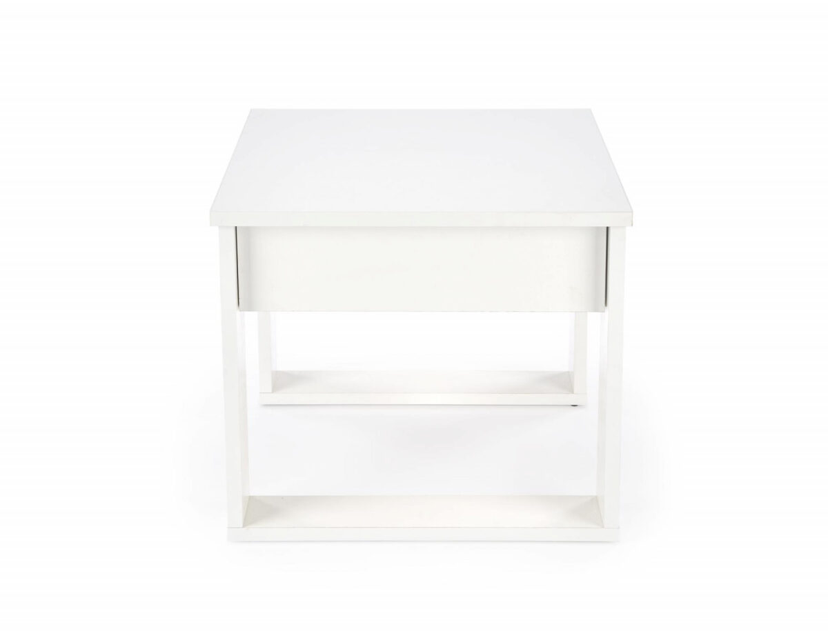 Tavolino da caffè quadrato Nea bianco – 60×60 cm - immagine 3