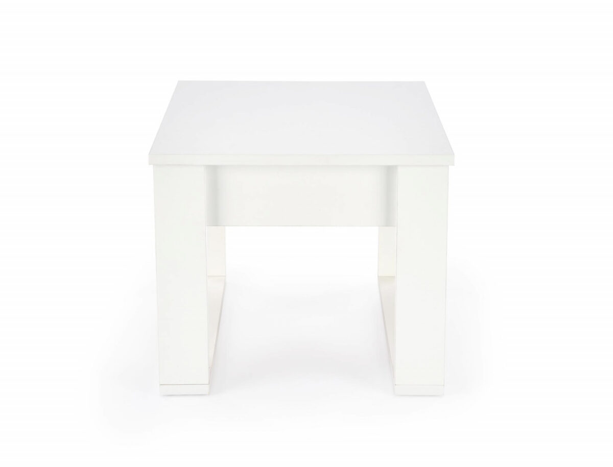 Tavolino da caffè quadrato Nea bianco – 60×60 cm - immagine 8