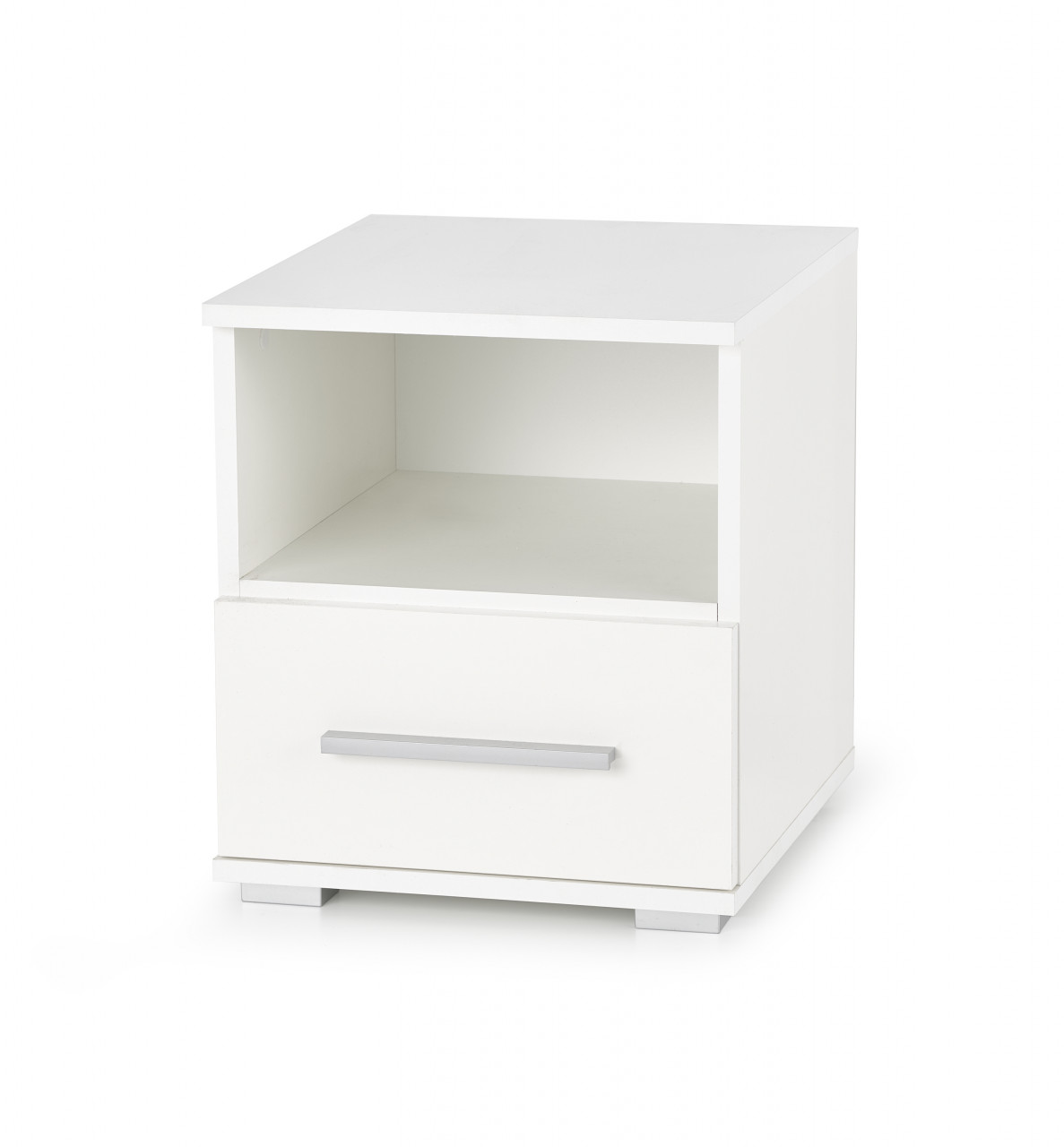 Noptiera Lima SN-1 alb/alb L39 cm Comodino Lima SN-1 bianco – 39×40 cm - immagine 1