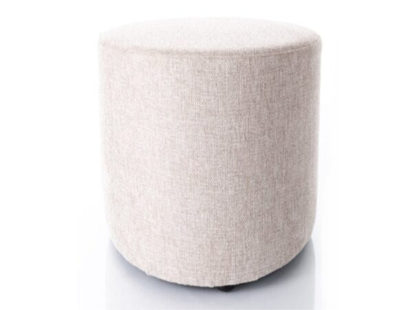 Pouf Doti B Brego in tessuto beige chiaro – 38x38x42 cm