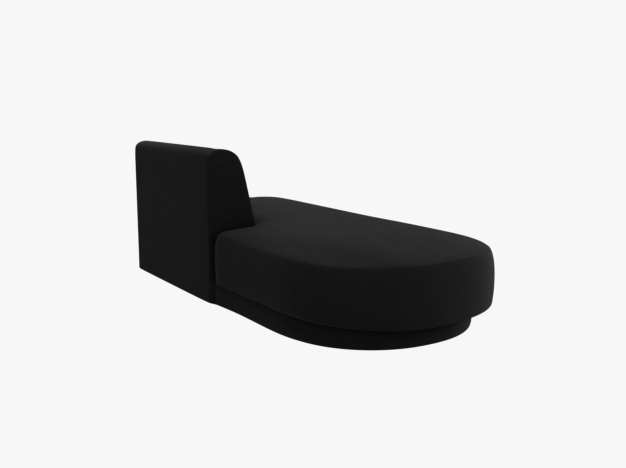 Micadoni-MIC_2SOL_51_F1_MILEY5-1 Chaise longue modulare Miley in velluto – L158 cm - immagine 1