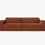 Divano modulare Jodie 3 posti in tessuto Liberty – L204 cm