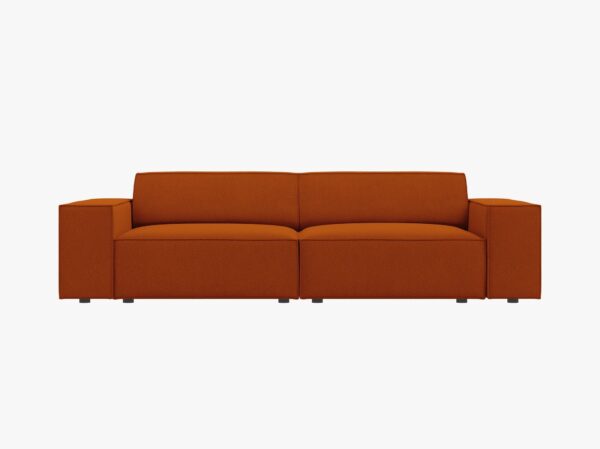 Divano modulare Jodie 3 posti in tessuto Megan – L204 cm