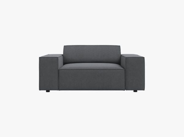 Poltrona modulare Jodie in tessuto Megan – L124 cm