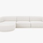 Divano angolare modulare Miley in tessuto Bouclé Baloo – L255 cm