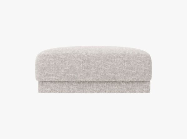 Pouf modulare Miley in tessuto strutturato – L90 cm