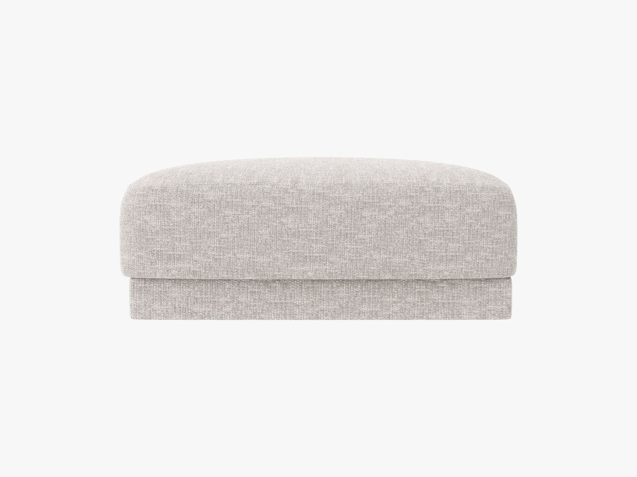 Micadoni-MIC_POUF_140_F1_MILEY5 Pouf modulare Miley in tessuto strutturato – L90 cm - immagine 1