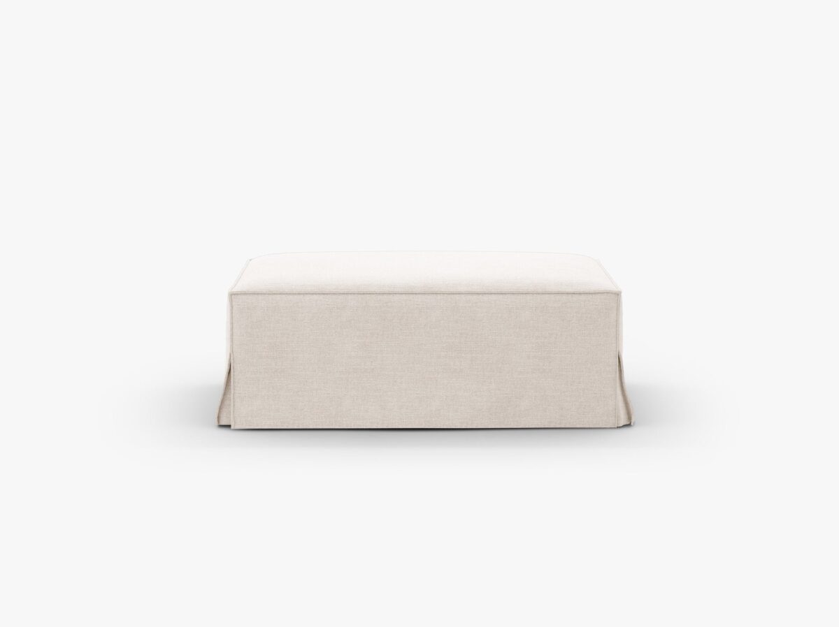 Pouf modulare Jodie con copertura in tessuto Lins – L99 cm - immagine 3