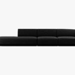 Divano modulare Miley 4+ posti in tessuto – L323 cm