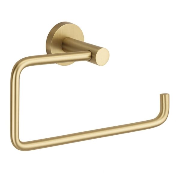 Portasalviette ad Anello Leo 5610 – Oro Spazzolato – 22 cm