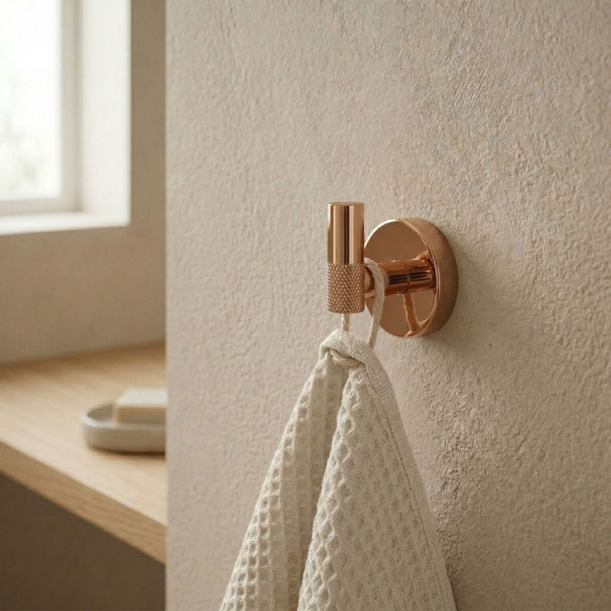 Gancio bagno Modern 6606 in rame – 5x7x6,5 cm - immagine 7