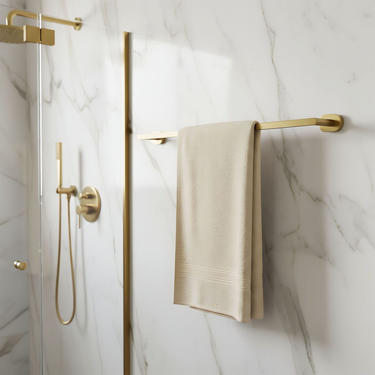 Portasalviette Til 101 – Oro Spazzolato – 57,5 cm - immagine 4