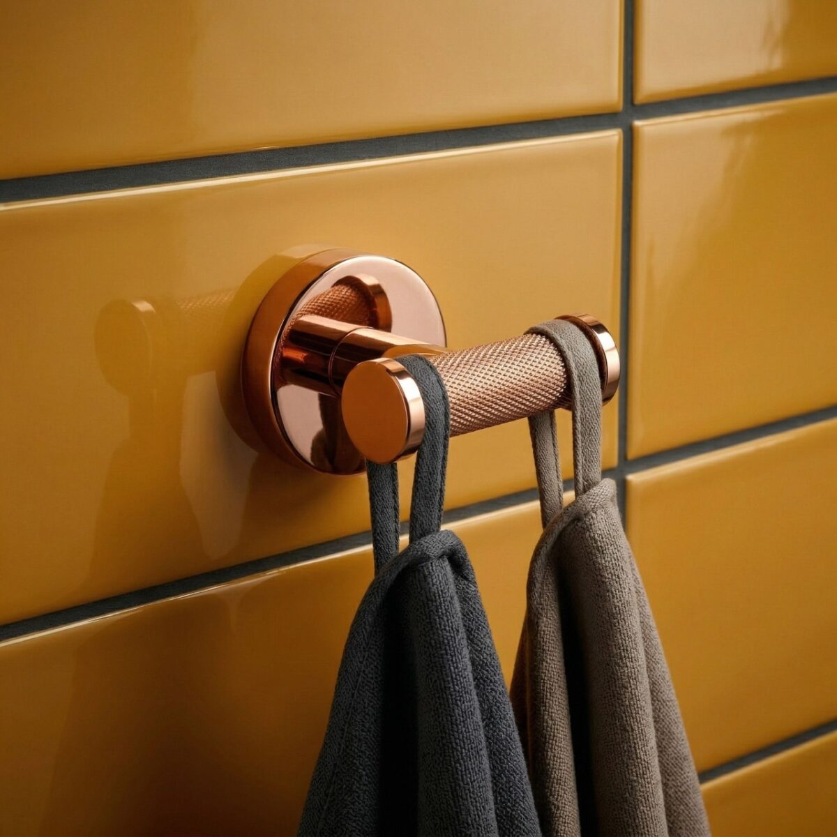 Gancio doppio da parete Modern 6612 in rame – 6,5x7x5 cm - immagine 4