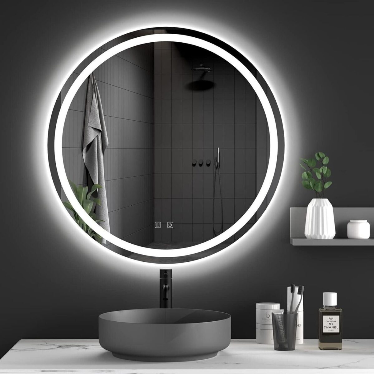 Specchio LED BAS – Ø100 cm - immagine 2