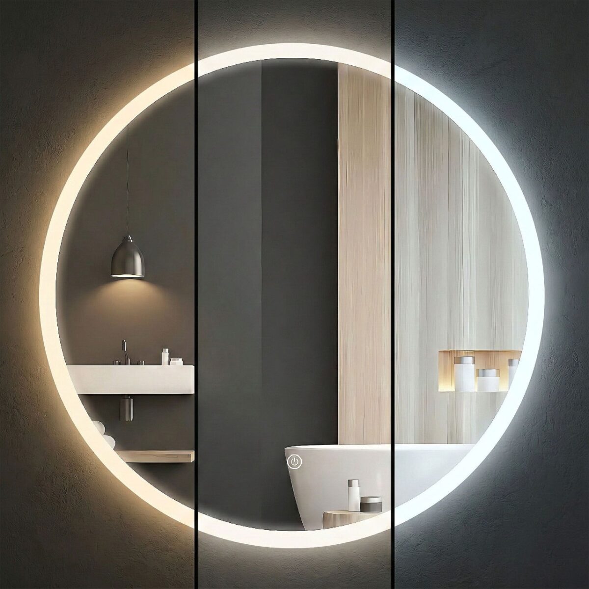 Specchio LED FFJ100 – Ø100 cm - immagine 6