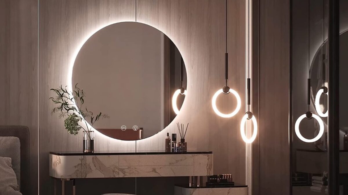 Specchio LED HZJ100 – Ø100 cm - immagine 7