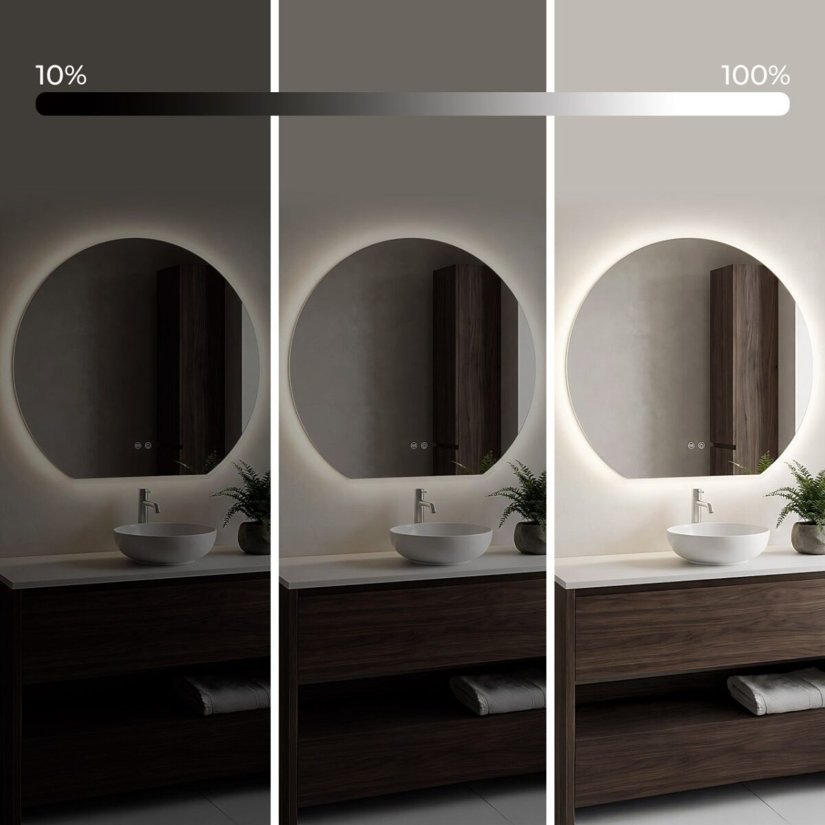 Specchio LED Fabio – 70×60 cm - immagine 4