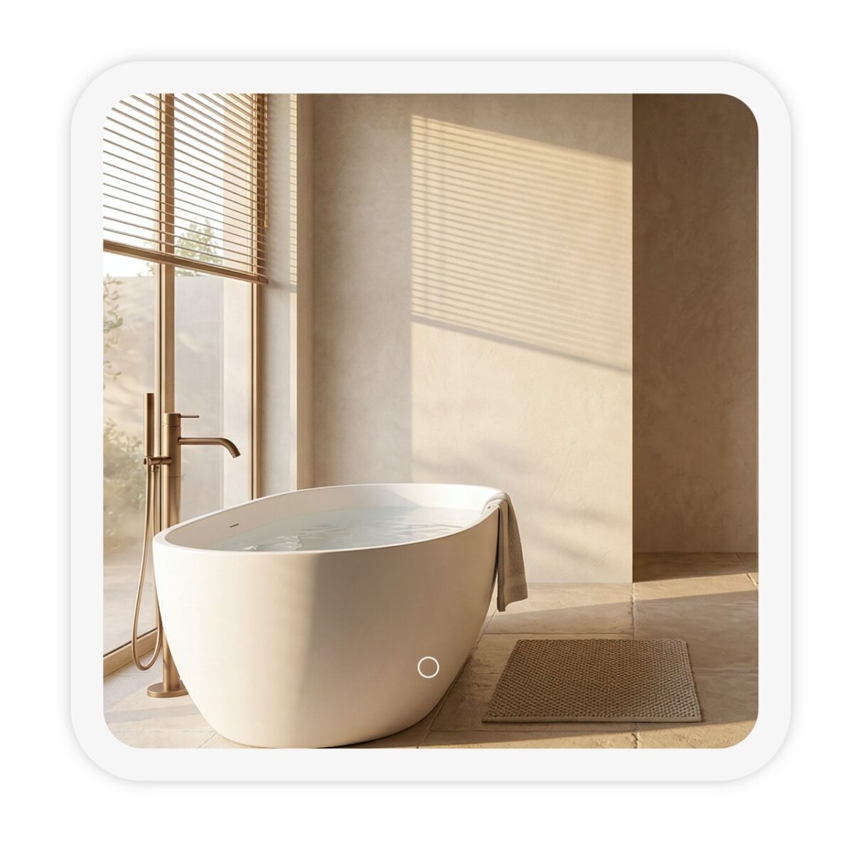 Specchio LED da parete TOP-2 – 70x70 cm - immagine 2
