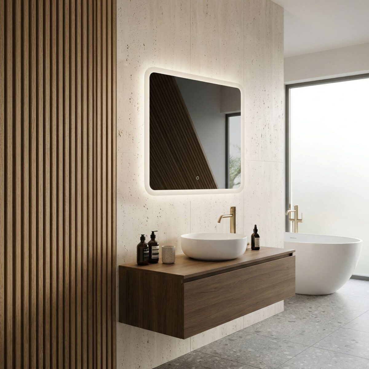 Specchio LED da parete TOP-2 – 70x70 cm - immagine 6