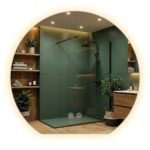 Specchio LED Fabio – 80×70 cm