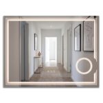 Specchio LED HAVEN con illuminazione – 80x60 cm