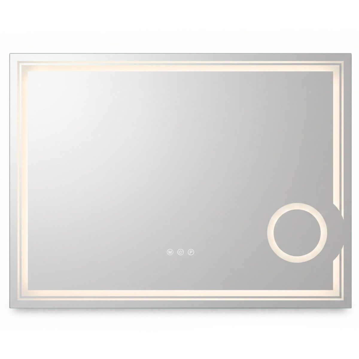 Specchio LED HAVEN con illuminazione – 80x60 cm - immagine 4