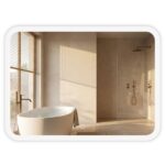 Specchio LED da parete TOP-3 – 80x60 cm