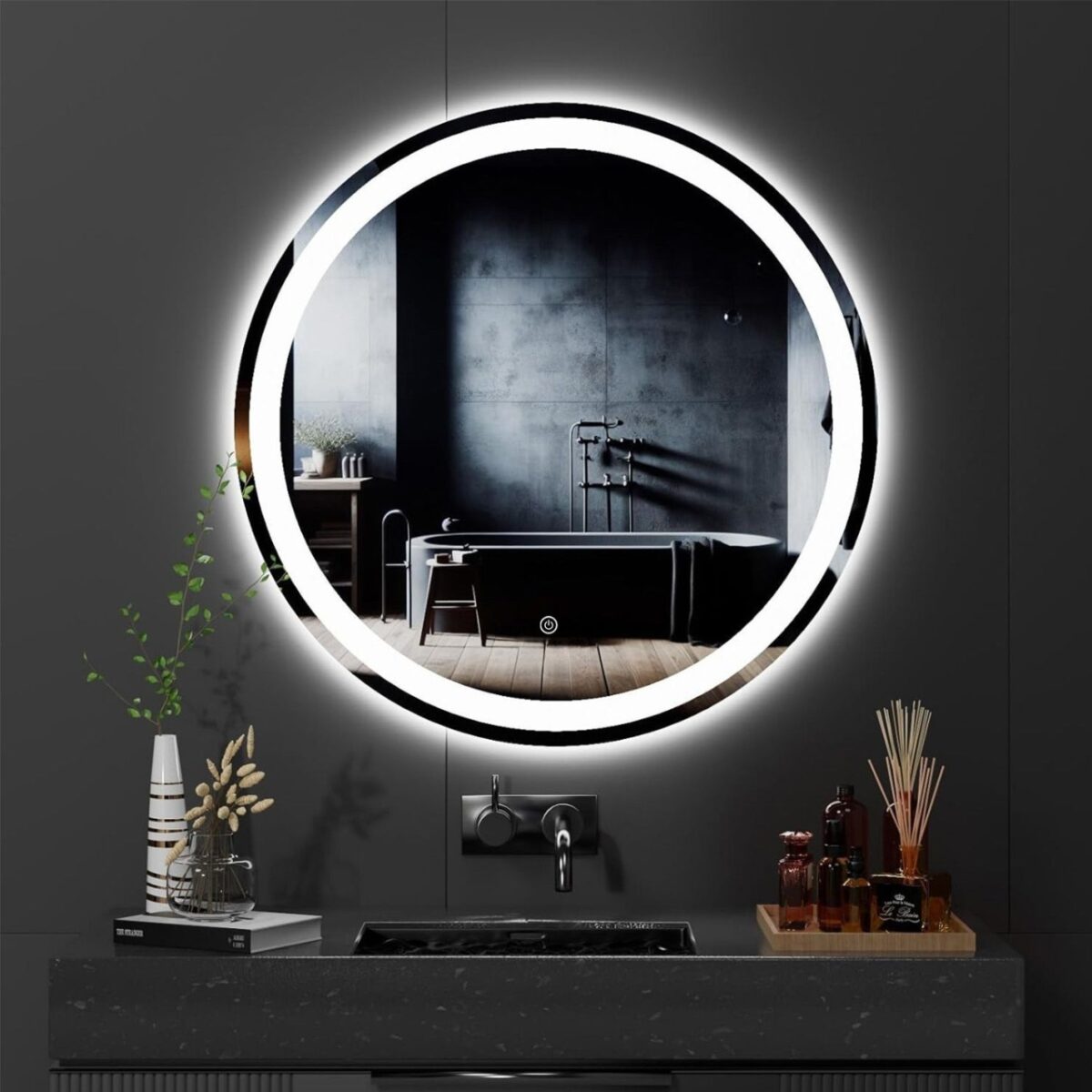 Specchio LED BAS P11416 – Ø90 cm - immagine 4