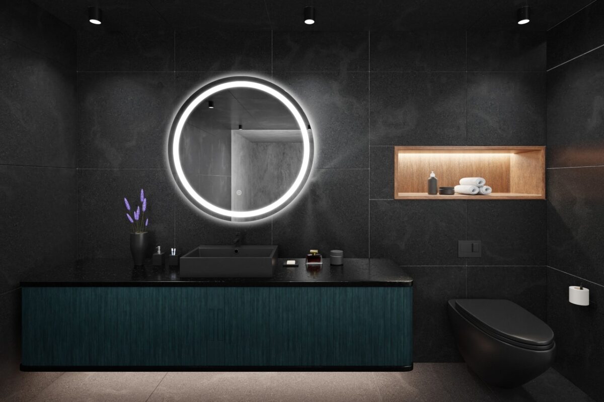 Specchio LED BAS P11416 – Ø90 cm - immagine 7
