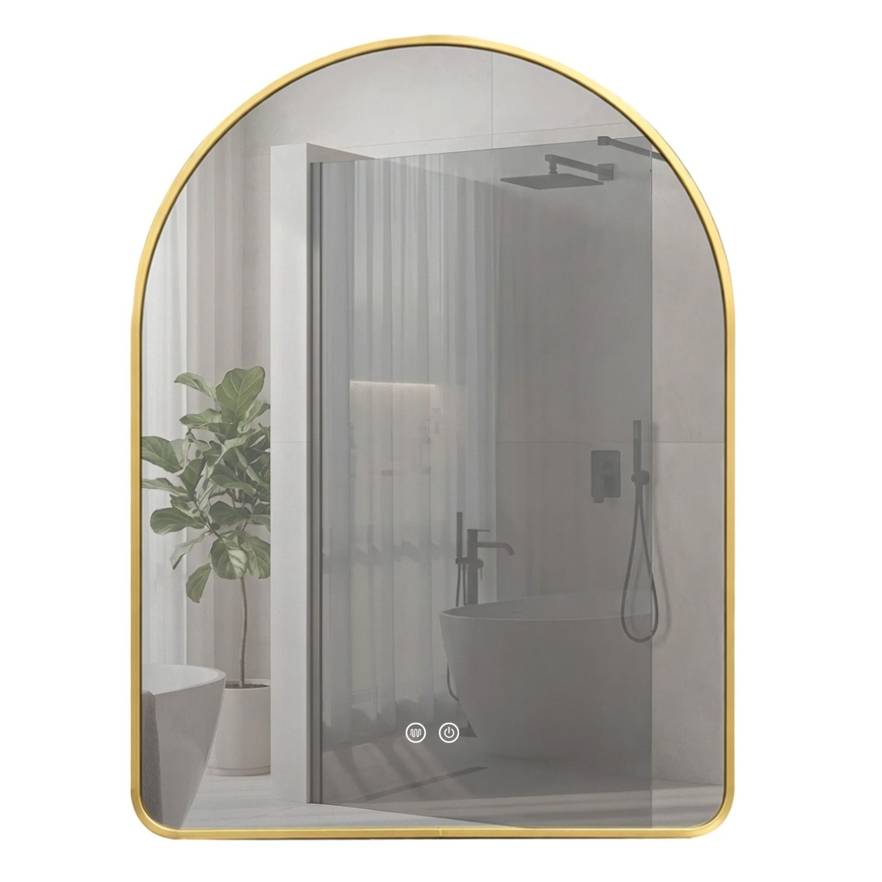 Oglindă LED 90x60cm TOP-1 Specchio LED da parete TOP-1 – 90x60 cm - immagine 1