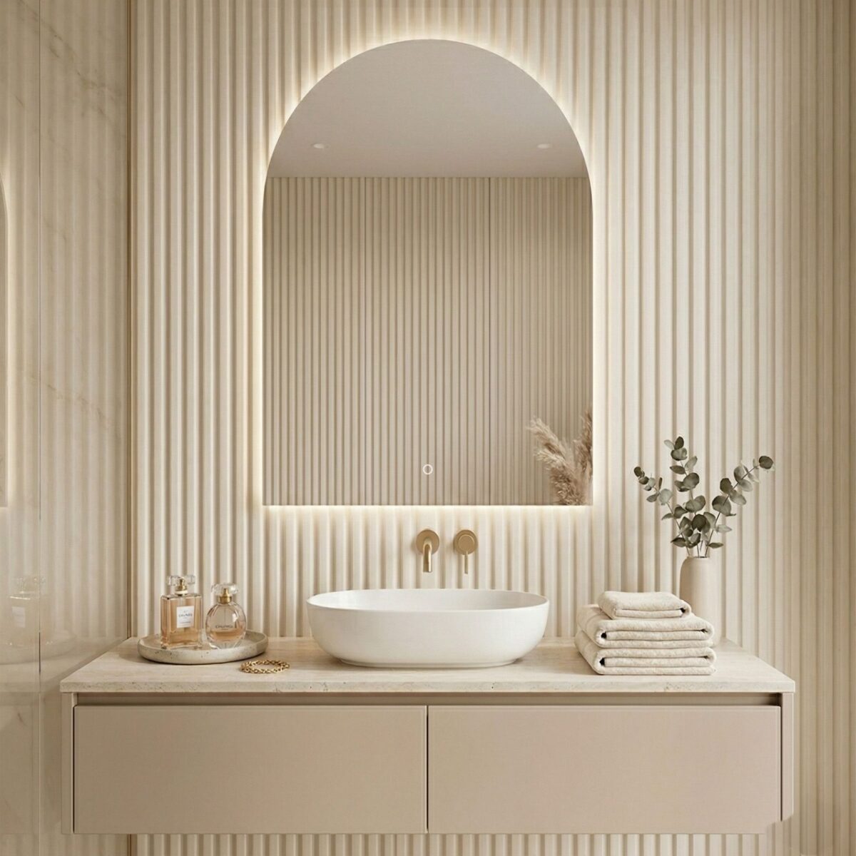 Specchio LED da parete TOP-1 – 90x60 cm - immagine 2