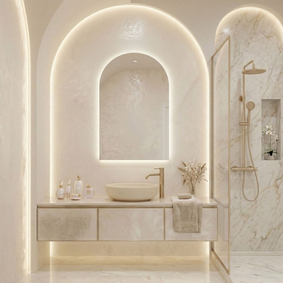 Specchio LED da parete TOP-1 – 90x60 cm - immagine 7