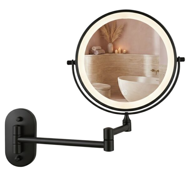Specchio LED Glow Black