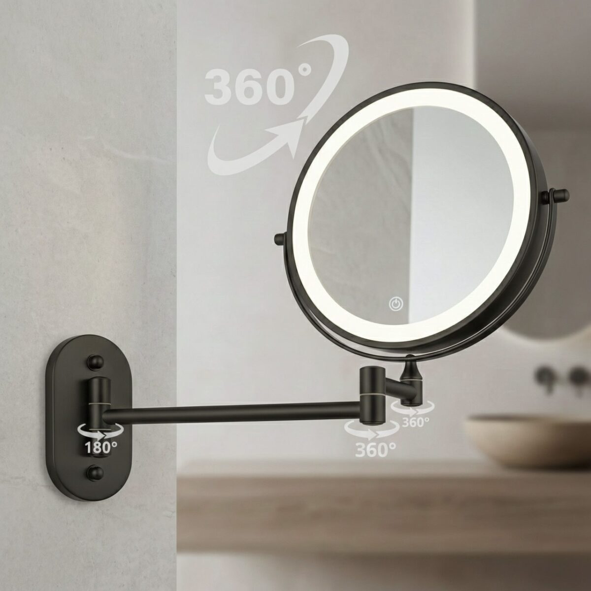 Specchio LED Glow Black - immagine 4