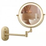 Specchio LED Glow Brush Gold