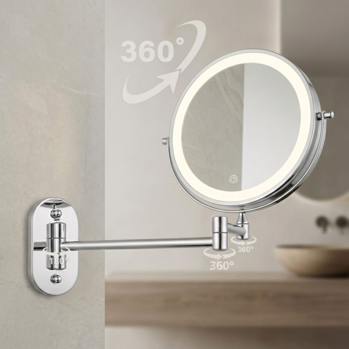 Specchio LED Glow Chrome - immagine 5