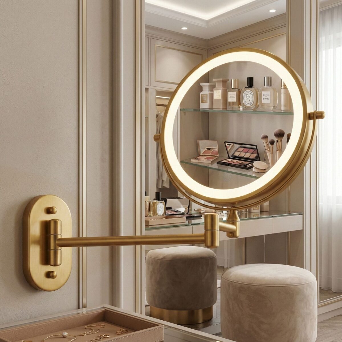 Specchio LED Glow Old Gold - immagine 7