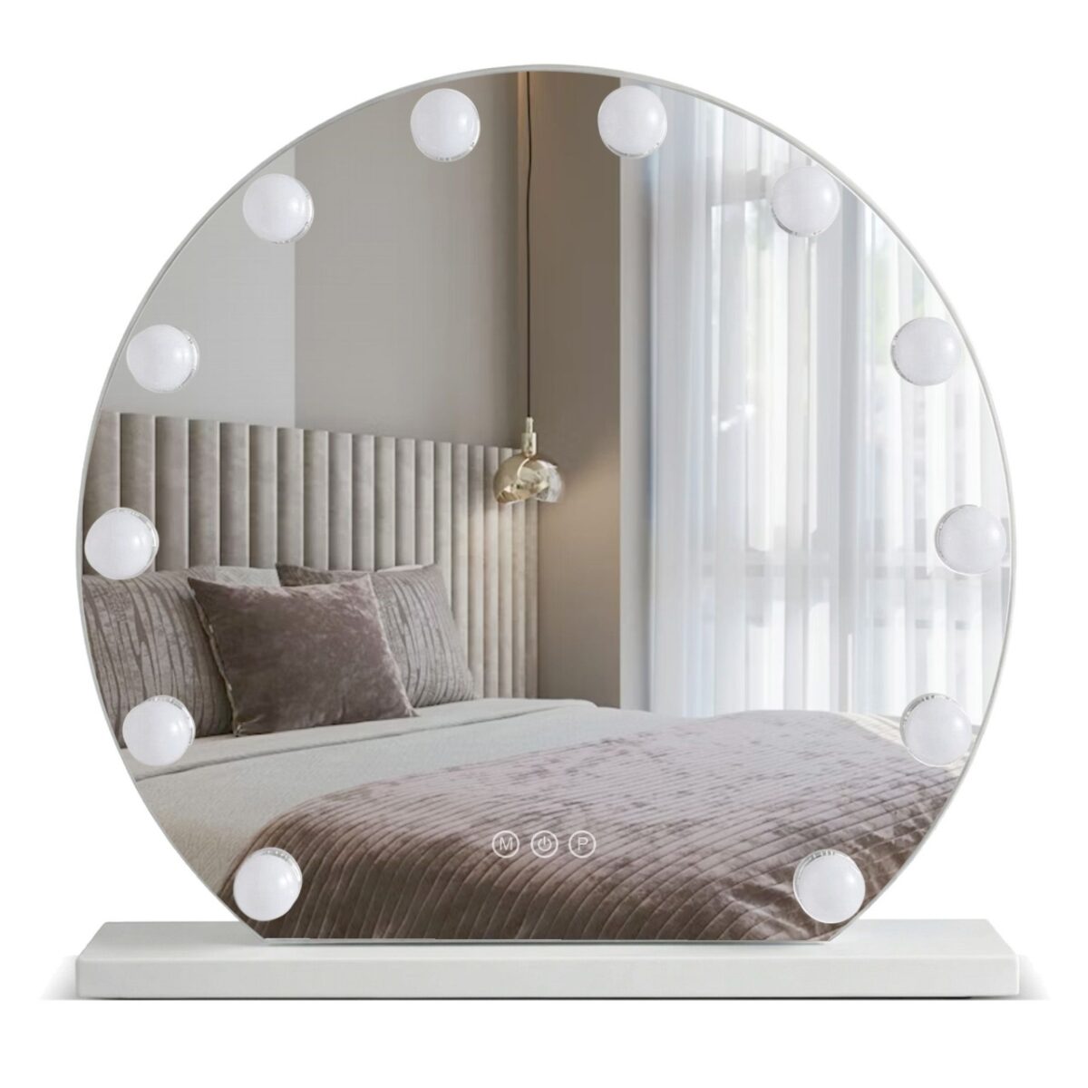 Specchio LED HOLLYWOOD White – Ø50 cm - immagine 7