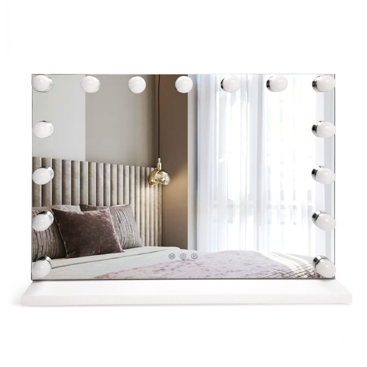 Specchio LED HOLLYWOOD White – 58x45 cm - immagine 6