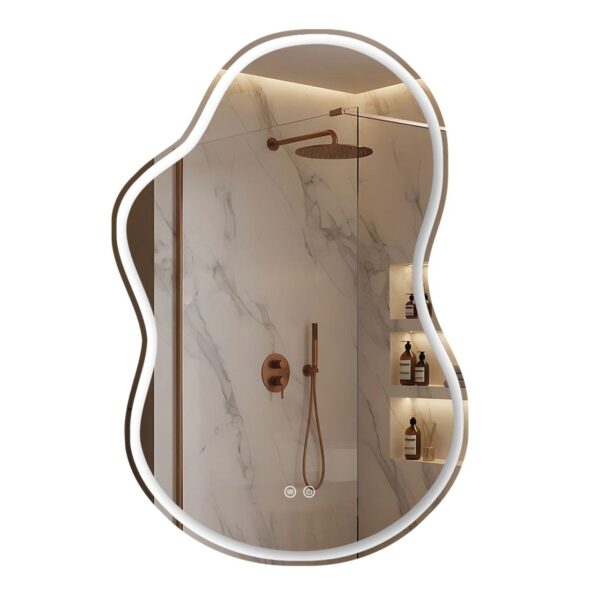 Specchio LED UNO DOUBLE – 80x55 cm