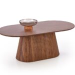 Tavolino da caffè Gisela in noce – L120 cm